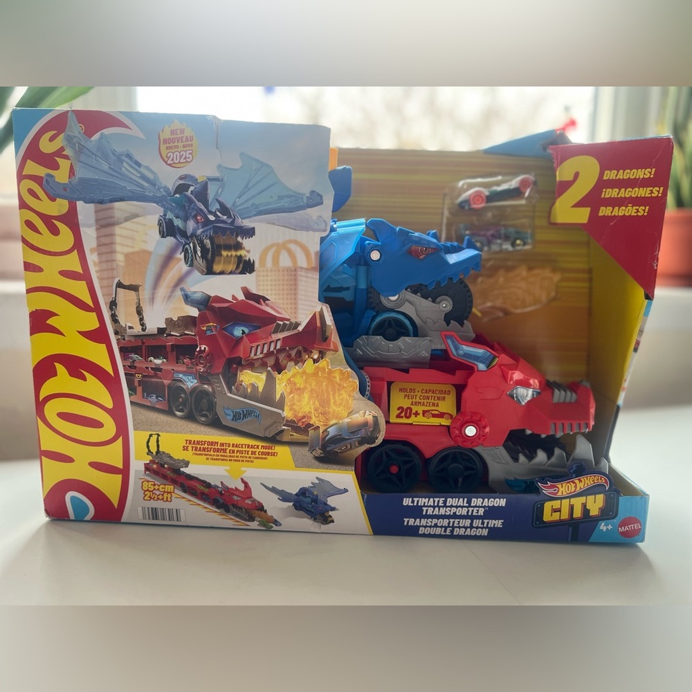 Hot Wheels City Ultimate Dragon Hauler Toy
Vehicle Playset - 4pk